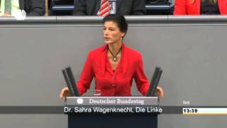 So könne es in europa nicht weitergehen, sagte sara wagenknecht am
donnerstag ihrer antwort auf die regierungserklärung der kanzlerin
zur situation eu...