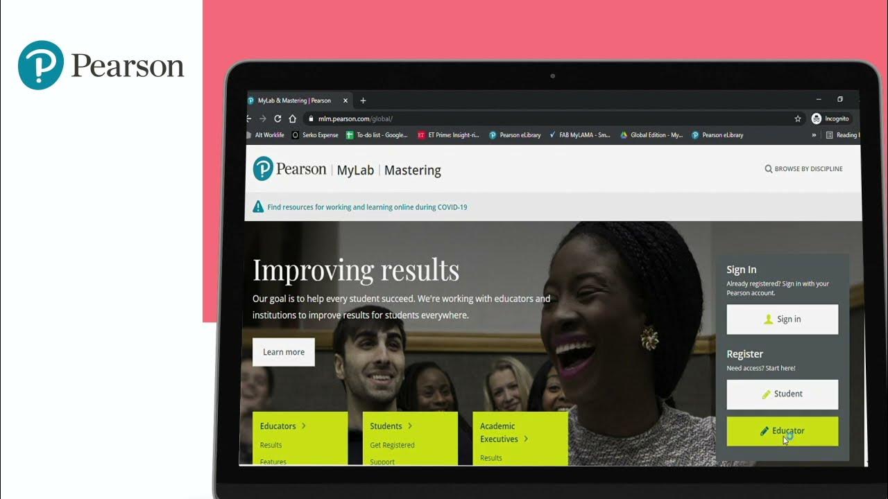Pearson MyLab and Mastering Instructor Account YouTube