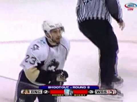 Chris Conner shootout Goal vs. Barry Brust - 10/23...