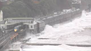 The First IET to get hit by a storm through Dawlish