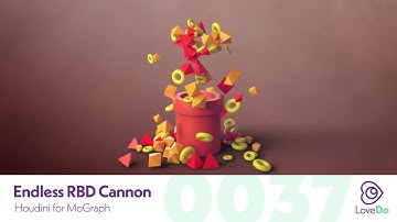 Endless RBD Cannon - Houdini For MoGraph Ep0037