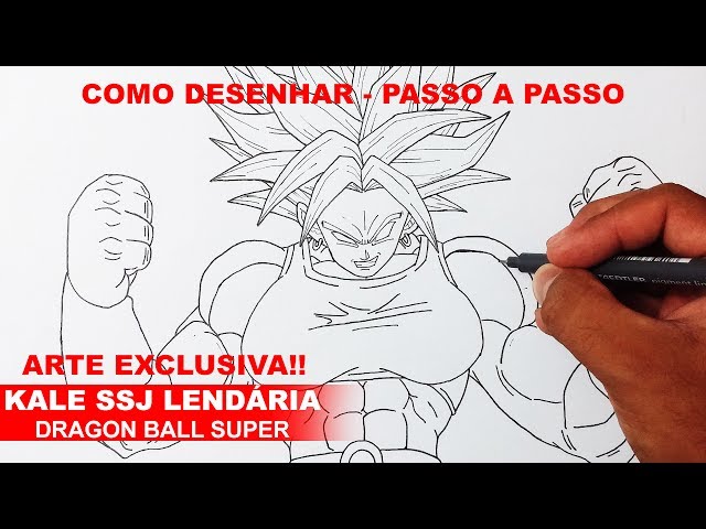 Dragon Ball Super  Arte de fã mostra Kale como Lendária Super Saiyajin