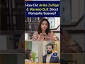 How Did Anika Zulfiqar &amp; Muneeb Butt Shoot Romantic Scenes?