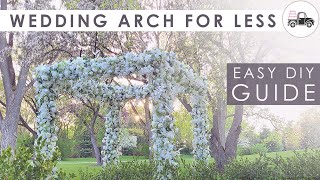 5-Minute Wedding Arch Rental! DIY Your Flower Ceremony Archway (Easy)