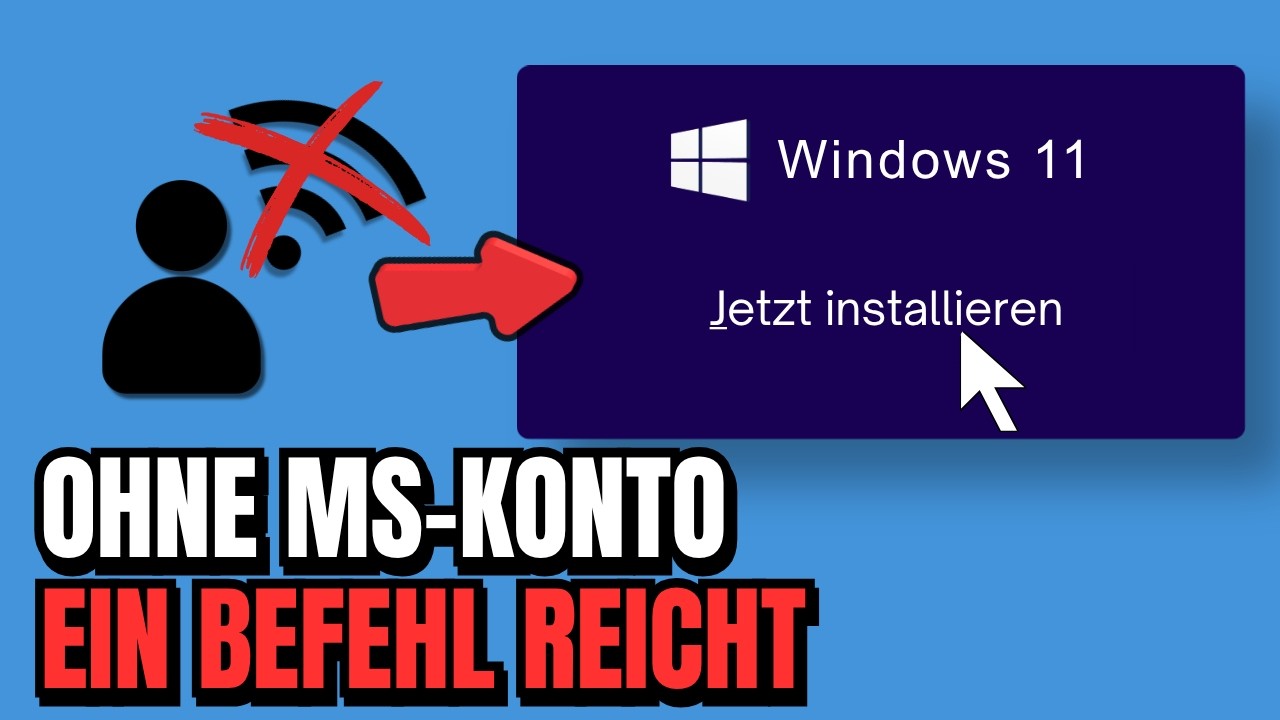Windows 11 offline installieren ohne Microsoft-Konto: Der Shift+F10-Trick