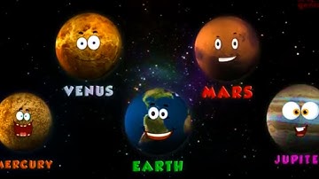 Planet Song | Dancing | Solar planet | Sponsored by: Gamavision Csupo Klasky effects