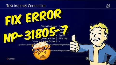How To Fix PS4 Error NP-31805-7