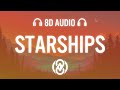 Starships - EQRIC &amp; Britt Lari &amp; Level 8 | 8D Audio 🎧