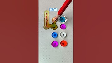 Trò chơi nối các giọt nước từ 1 đến 11 lần lượt theo thứ tự 😍#games #funny #shorts #drawing