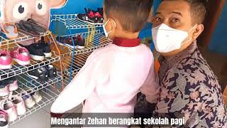 Zehan Semangat Sekolah KB Berangkat Pagi pagi