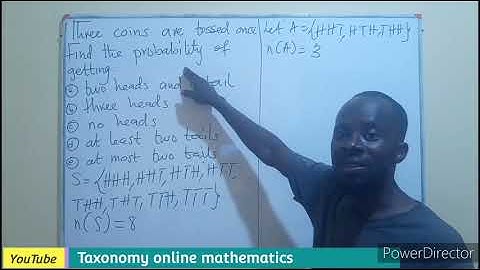 Probability: Three coins are tossed once, what is the probability of getting at least two tails