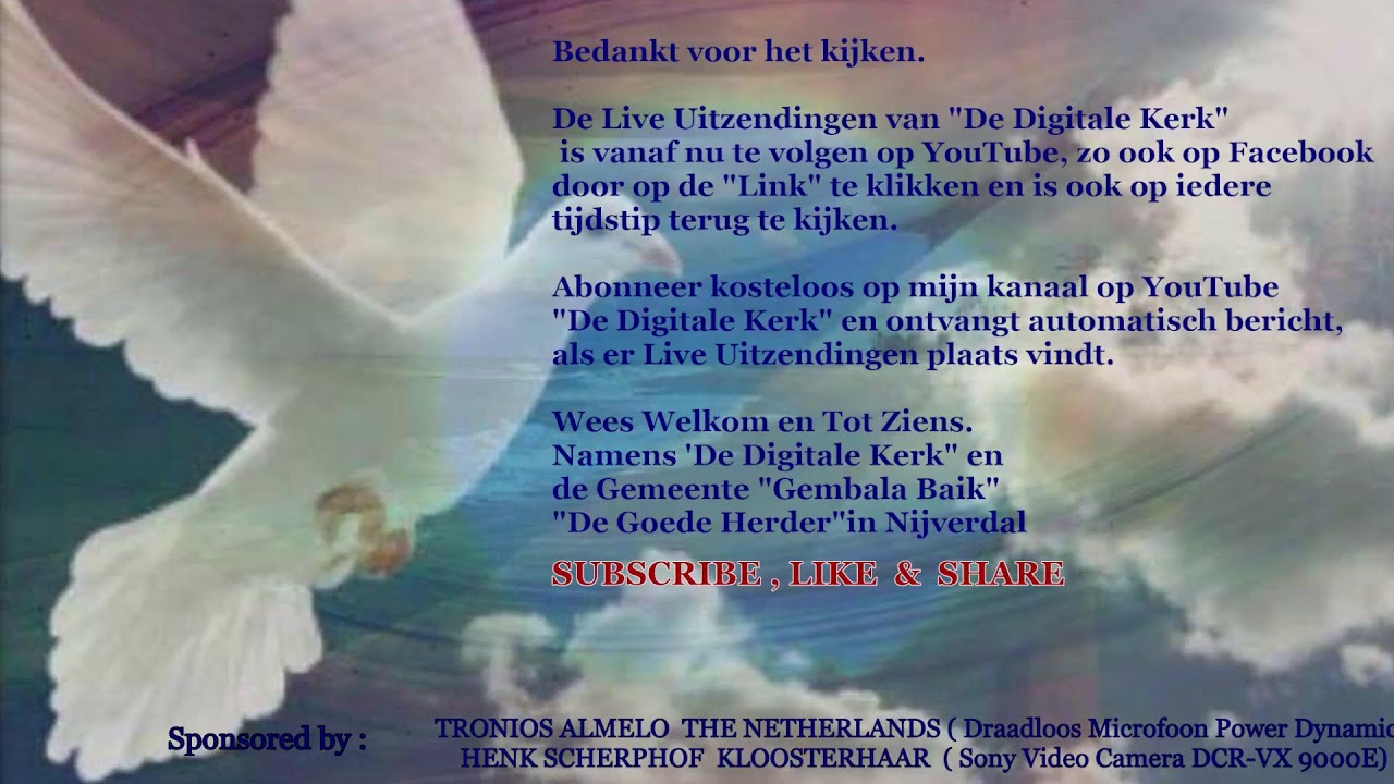 Livestream De Digitale Kerk