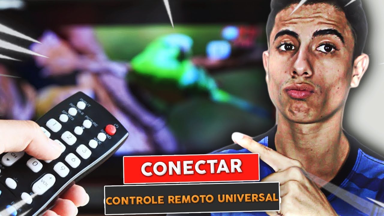 Como conectar CONTROLE REMOTO UNIVERSAL na TV - YouTube