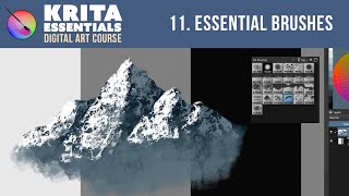 Custom Krita Brushes - Krita Tutorial for Beginners (Lesson 11) 🖌️