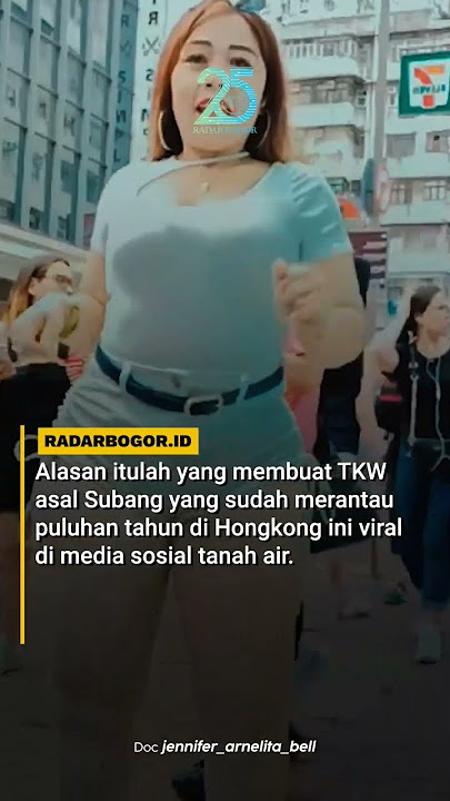 Inilah Sosok Jennifer Arnelita TKW Hongkong Asal Subang Viral Joget Punya Gaji Rp80 Juta