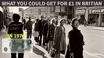 WHAT A POUND WOULD BUY YOU IN 1971 YOU
