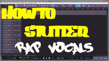 How to Stutter Vocal Effecet| Presonus Studio One |