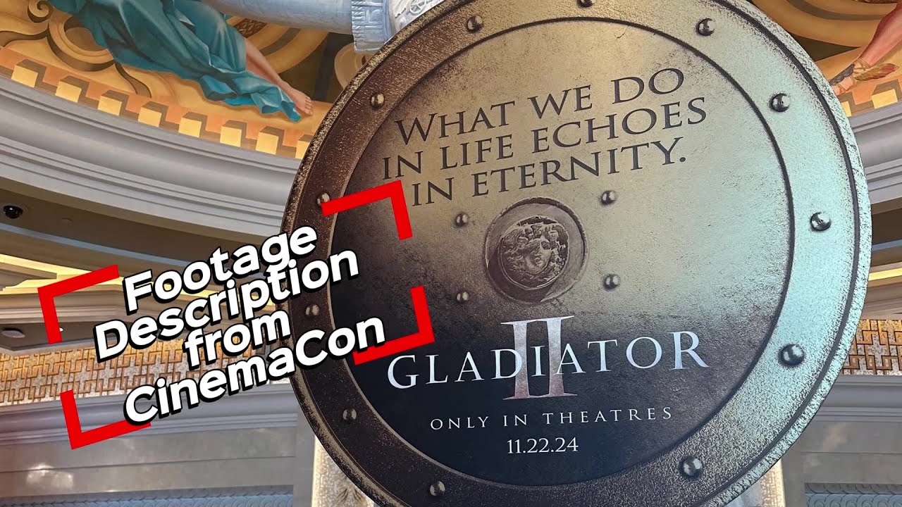 GLADIATOR 2 Footage shown at CinemaCon YouTube