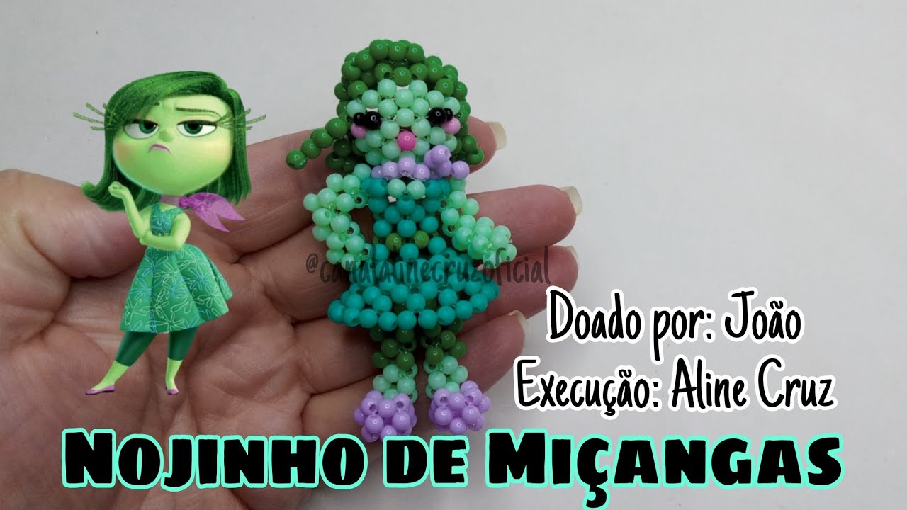 Nojinho de Miçangas/Pérolas- Passo a Passo. Faça você mesmo esse chaveiro lindo. 💲🌺💕