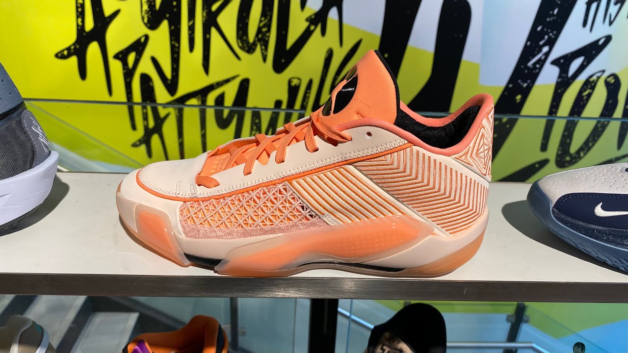 Air Jordan 38 Low “Mother's Day” (Crimson Tint/Orange Pulse/Black