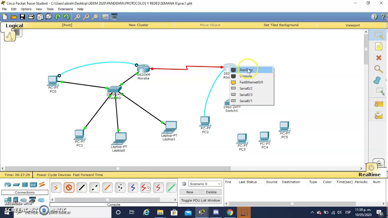 Vídeo II : Configuración de interfaces de un router Parte 2 - YouTube
