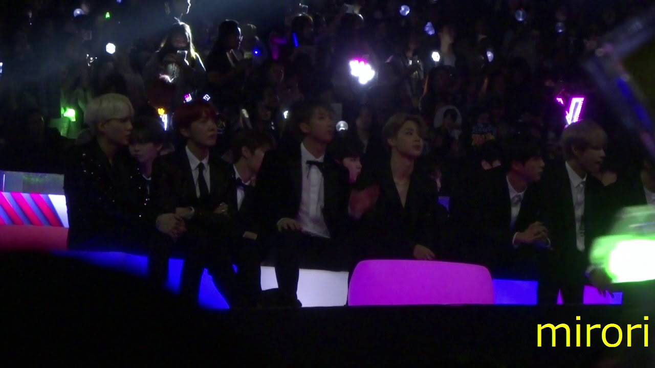 171201 BTS @ 2017 MAMA　歌手席 9