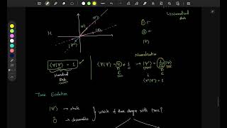 QM101 - Lecture 5 - Normalization and Time Evolution