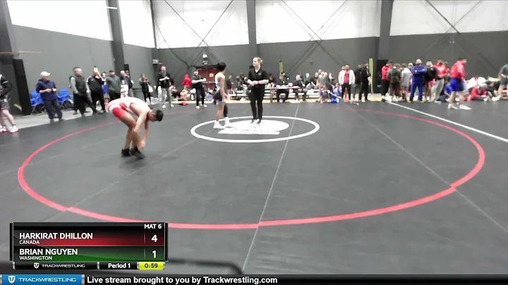 106 Lbs Cons. Round 2 - Harkirat Dhillon, Canada V...