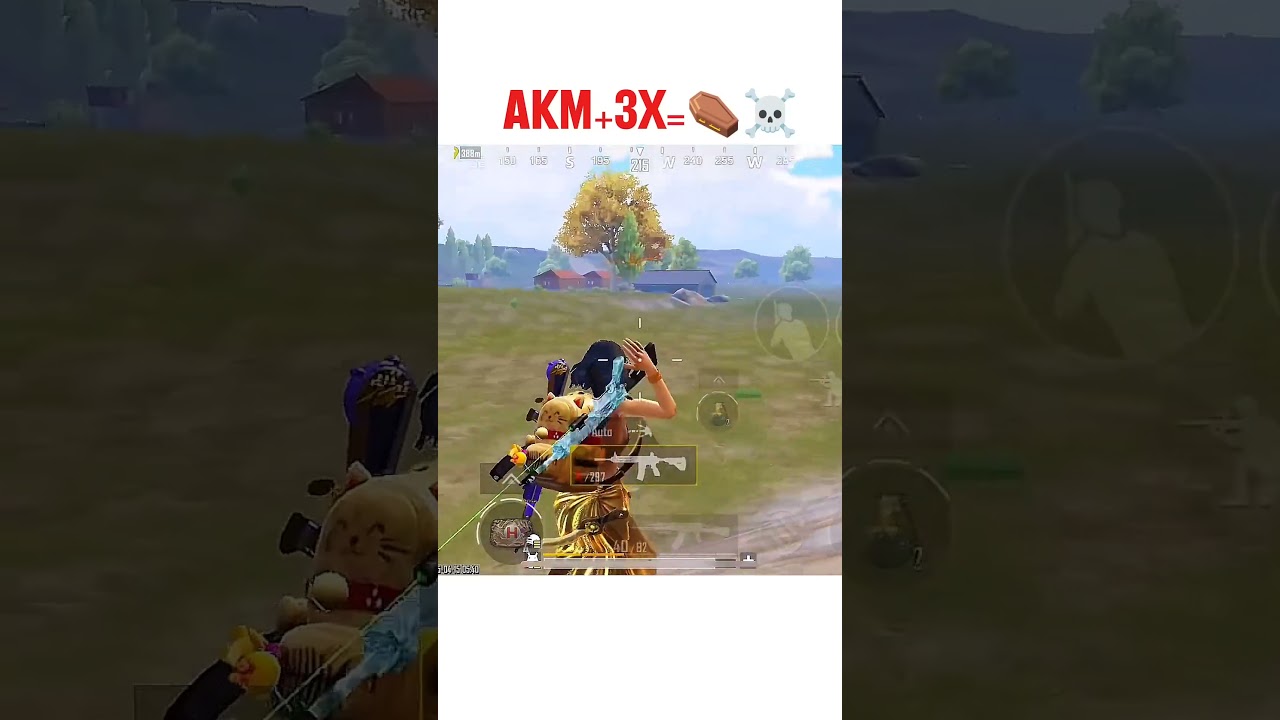 😮AKM+3x Game play 