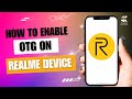 How to Enable OTG on Realme Device