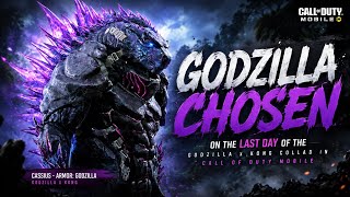 Godzilla Chose Me • On the LAST DAY of the Godzilla x Kong Collab in COD Mobile! 🦖