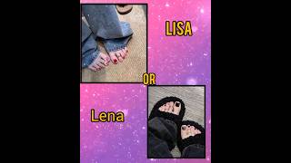 Lisa or Lena🍓 #shorts #viral #lisa #amazing #viralshorts
