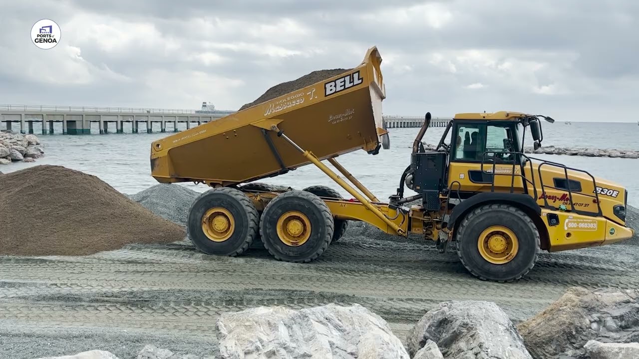 Difesa della costa di Vado Ligure - lavori in corso - 13.05.2022