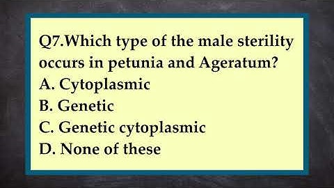 Q&A series - Floriculture (Part - 19) - 20 Important Questions in 4 Minutes