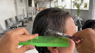 LONG HAIR TRANSFORMATION WITH SCISSORS | STEP BY STEP TUTORIAL