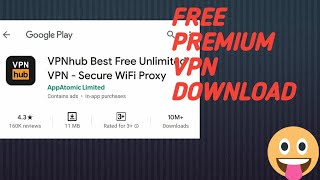 #VPNHub Best #Free Unlimited #VPN  Secure WiFi Proxy (Premium) Download screenshot 1