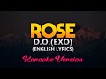 D O 디오 Rose Karaoke Instrumental ENGLISH VERSION D O 디오 Rose Karaoke Instrumental ENGLISH VERSION