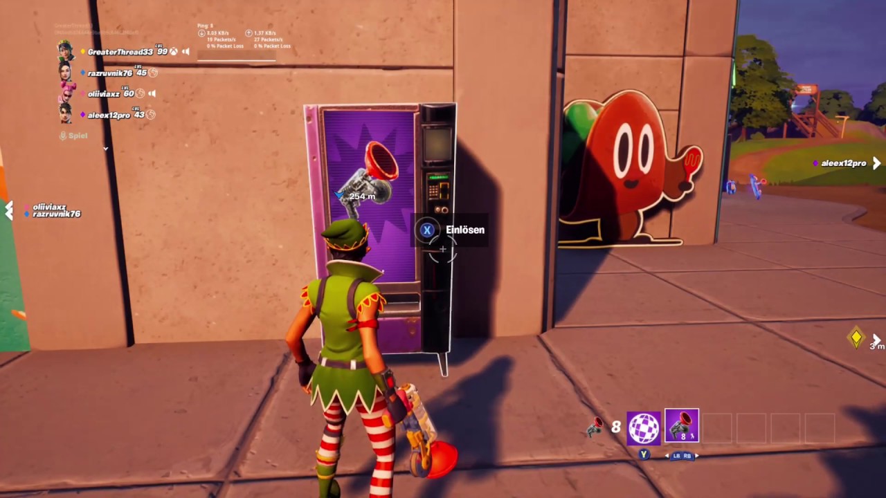 Fortnite Achievement Suberb Owl (Find Fired Jules Glider Gun LII (52 ...