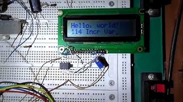 Дело было вечером... BASCOM-AVR + HD44780 + ATtiny13