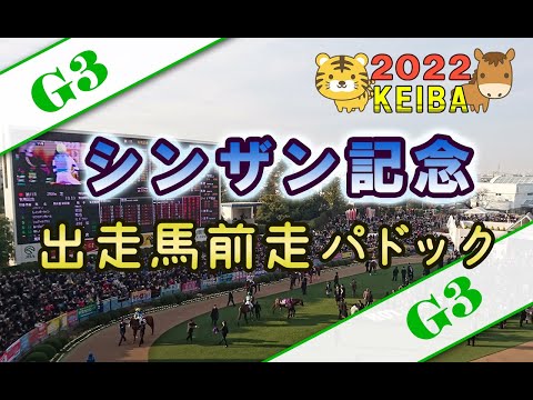 【競馬パドック】シンザン記念・前走パドック（2022）