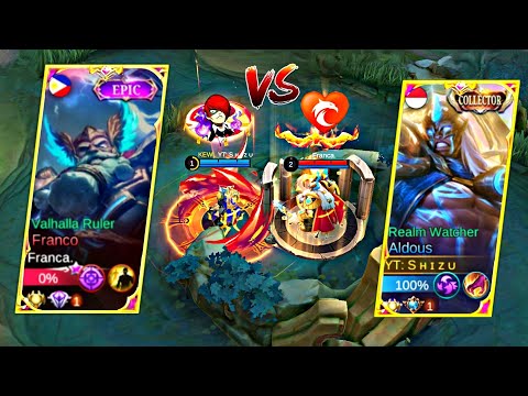 FRANCA MEETS ALDOUS GODS OF TIKTOK! BATTLE OF ONE HIT DAMAGE | MLBB