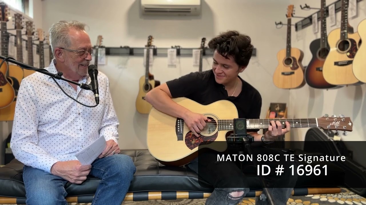 Maton Guitars 808C TE Signature #16961 - YouTube