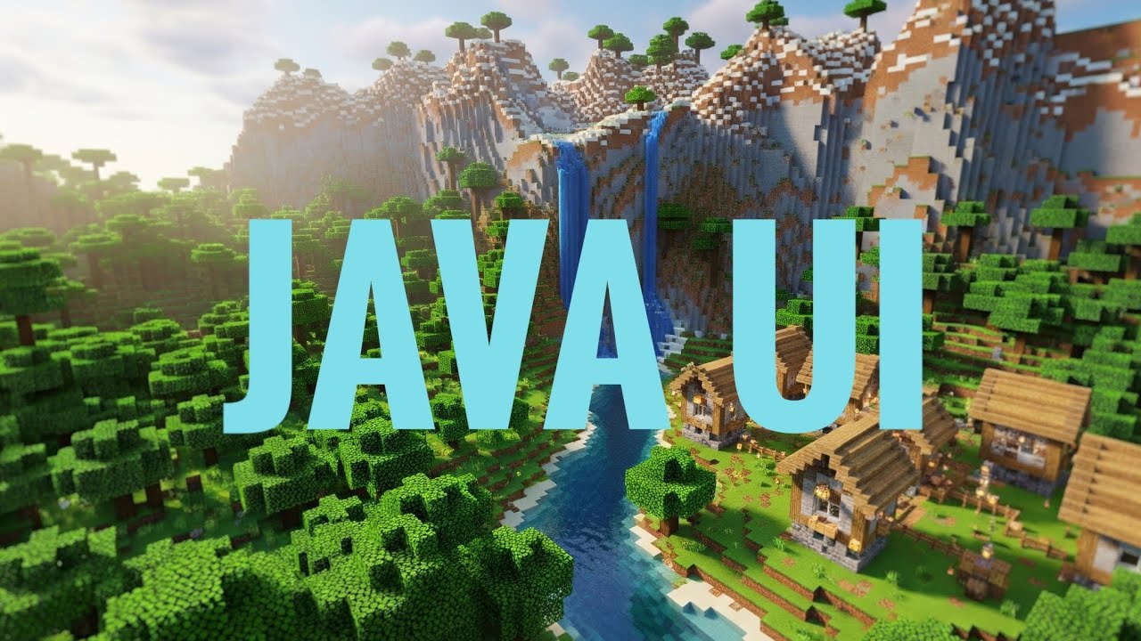 แจกและสอนใช้ Java ui ใน Minecraft pe 1.21+ - YouTube