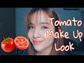 Korean Tomato Make-up look! 🍅 | Kristel Fulgar