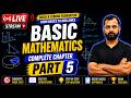 Basic Mathematics Part 5 LIVE | Physics Maths Concepts & Question Practice | Class 11 Physics