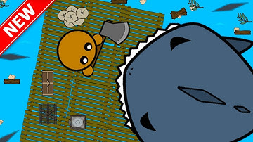 RAAAAFT.IO - NEW SURVIVAL GAME!! // Raft + Starve.io (New .io Game)