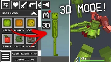 HOW TO GET 3D MODE in melon playground?!! + concept