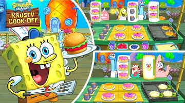 SpongeBob: Krusty Cook Off - Pancake Stand - Last 5 Levels (25-30) | Gameplay #1 (Android &iOS Game)