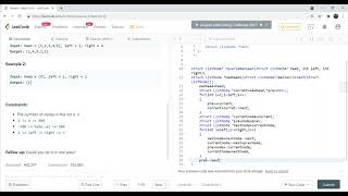 92. Reverse Linked List II in c