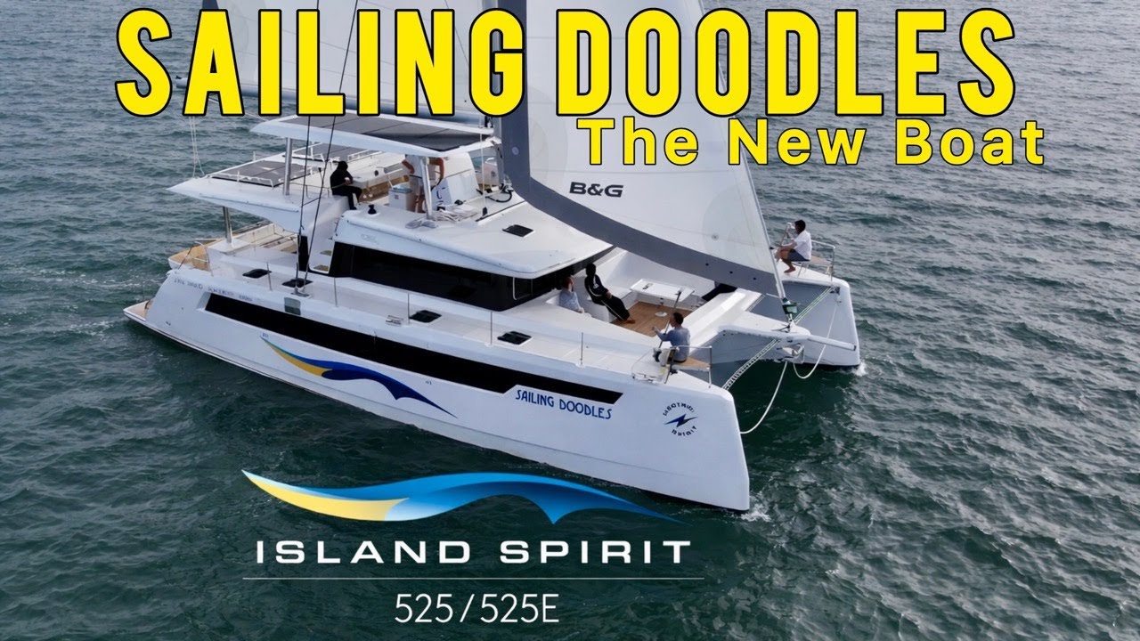 Новый катамаран Sailing Doodles Island Spirit 525e